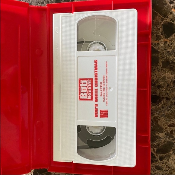 Bob the Builder Bob’s White Christmas VHS Tape - Picture 3 of 3